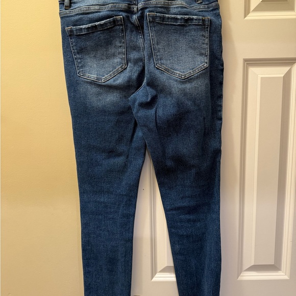 Altar'd State Dark Blue Ankle Jeans - Picture 3 of 3